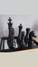 Escultura decorativas Peças do Xadrez Kit 6pçs do Xadrez Luxo Escritório Casa Rack