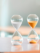 Ampulheta de Vidro Decorativa Várias Cores 15 Minutos Timer de Areia Relógio Decoração