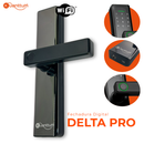 Fechadura Digital Eletronica Wi-Fi App TUYA Com Biometria Touch Senha Cartão Tag Kuanttum Delta PRO