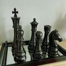 Escultura decorativas Peças do Xadrez Kit 6pçs do Xadrez Luxo Escritório Casa Rack