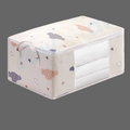 [75L] Caixa Saco Organizador Cobertor Casaco Guarda Roupa Ecológico Anti-Poeira Umidade Insetos Multiuso. OG-121-BC