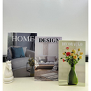 Kit 3 Caixas Livro Decorativas Organizadoras