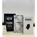 Kit 3 Caixas Livro Decorativas Organizadoras