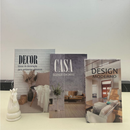 Kit 3 Caixas Livro Decorativas Organizadoras