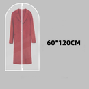 Kit 5 Peças Organizador Roupas: Translúcido com Tampa Protetora, Ideal para Casaco, Terno e Saco