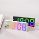 Relógio Despertador Digital LED de Mesa com Temperatura