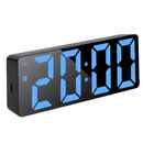 Relógio Despertador Digital LED de Mesa com Temperatura