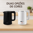 Chaleira Elétrica Térmica Moderno 1.5 L preta e branca 110V/220v OliverHome
