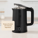 Chaleira Elétrica Térmica Moderno 1.5 L preta e branca 110V/220v OliverHome