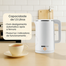 Chaleira Elétrica Térmica Moderno 1.5 L preta e branca 110V/220v OliverHome