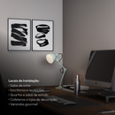Luminária de Mesa para Quarto Lumix Modelo Pixar 25W E27 Abajur Articulado Bivolt Branco Preto Rosa e Azul Alut By Avant