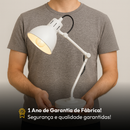 Luminária de Mesa para Quarto Lumix Modelo Pixar 25W E27 Abajur Articulado Bivolt Branco Preto Rosa e Azul Alut By Avant