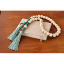 Colar Decorativo de Mesa em Madeira Natural – Estilo Boho