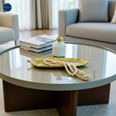 Bandeja Adorno Centro De Mesa Formato Folha Em Resina Decoração Casa – Elegante e Sofisticado