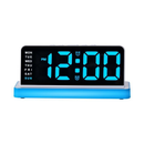 Relógio Despertador Digital LED de Mesa com Temperatura