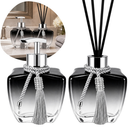 Kit 2 Vidros Estrela Degradê Preto 280ml – Sabonete e Difusor