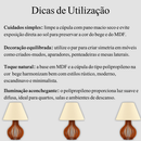 Kit 2 Abajur Quarto Luminária de Cabeceira Decoração Casa