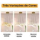 3 Cores (110V-220V) Lustre De Teto Nórdico De Luxo Lustre Para Sala De Jantar e Estar Lustre