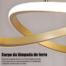 3 Cores (110V-220V) Lustre De Teto Nórdico De Luxo Lustre Para Sala De Jantar e Estar Lustre