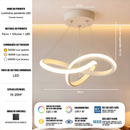 Lustre de Teto LED Nórdico Moderno 3 Cores — 110V/220V