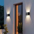 Arandela LED Meia Lua de Parede Luminária Fachos 4w 6w 8w 10w Branco Ou Preta Branco Quente Bivolt