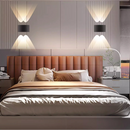 Arandela LED Meia Lua de Parede Luminária Fachos 4w 6w 8w 10w Branco Ou Preta Branco Quente Bivolt