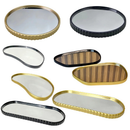Bandeja Espelhada Decorativa Multiuso – Banheiro, Lavabo e Penteadeira