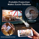 Projetor HY300 Original Portátil Smart Android 11 4K Ultra HD HDMI Wifi Bluetooth Alto Falante Embutido