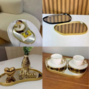 Bandeja Espelhada Decorativa Multiuso – Banheiro, Lavabo e Penteadeira