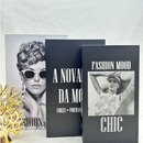 Kit 3 Caixas Livro Decorativas Organizadoras