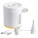 Bomba de Inflar Elétrica USB Intex Mini Quick Fill 150 Bivolt com 2 bicos 66616 Serve p colchão inflável piscina boia