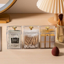 Porta Algodão Cotonete Multiuso Organizador Com Tampa