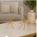 Kit Decorativo Ouriço Luxo 2 ou 3 Peças Decoração Moderna Sala Estante Elegante Casa