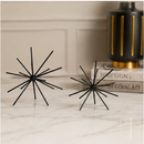 Kit Decorativo Ouriço Luxo 2 ou 3 Peças Decoração Moderna Sala Estante Elegante Casa